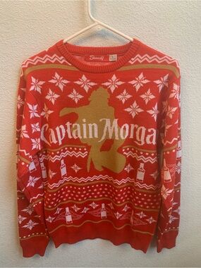 Captain Morgan Red Holiday Crewneck Sweater - Men